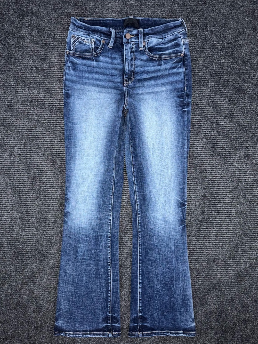 Buckle Black Fit 75 Bootcut Stretch Jeans Women 28 x 31.5 High Rise BBW1754R EUC